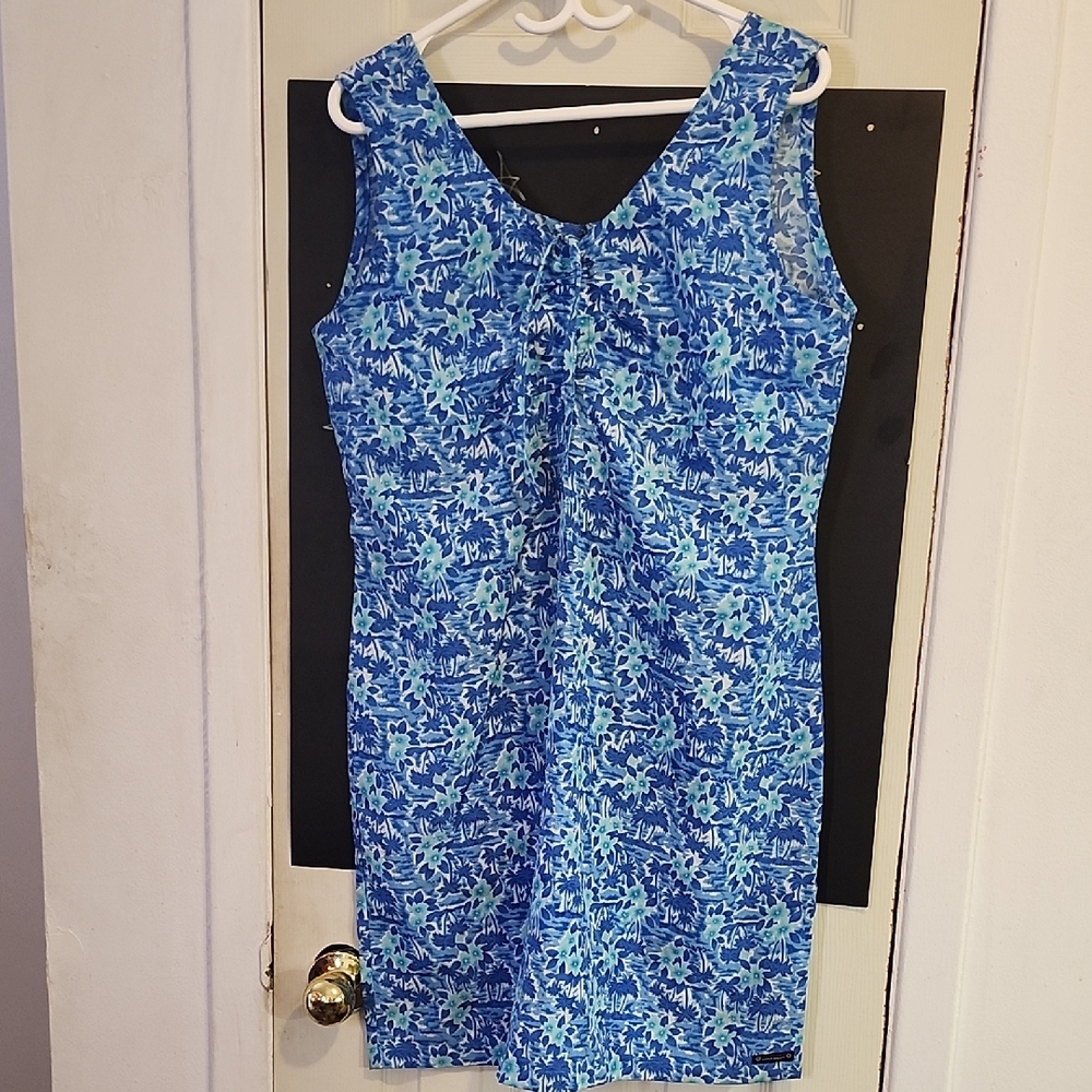 🔥 3/$25 🔥Blue Floral Sleeveless Dress